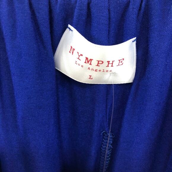 NEW Blue Spaghetti Strap Crop Top - Picture 4 of 5